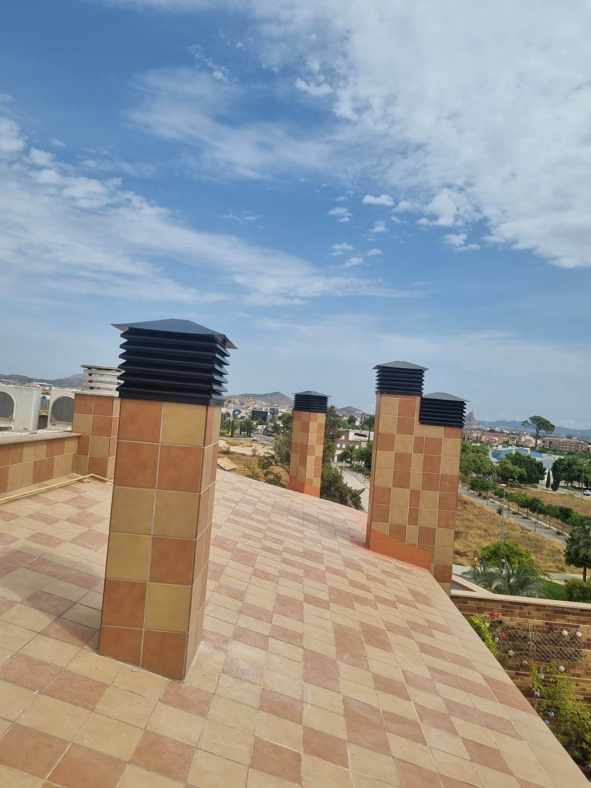 chimeneas fabricadas por HJM Metal World